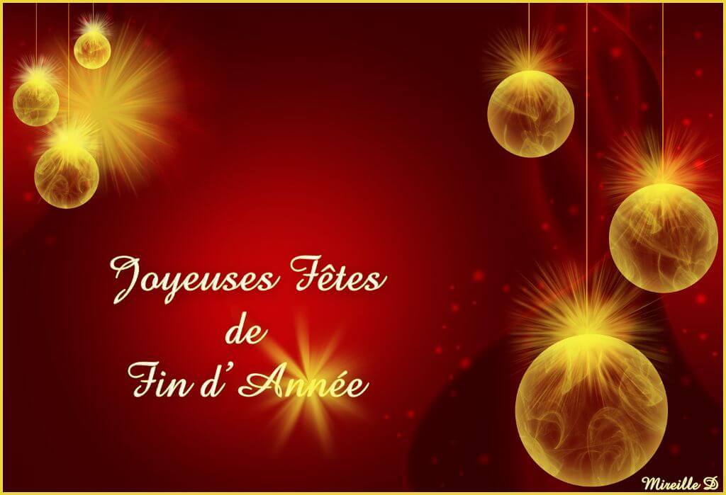 Joyeuses fêtes de fin d’année & vœux de la Municipalité