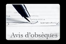 Avis d’obsèques