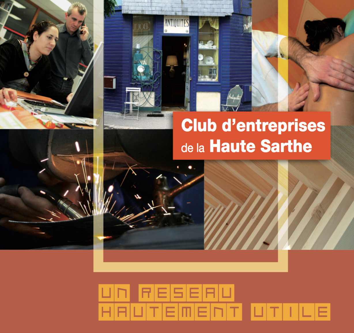 Visite du club d’entreprises de la Haute Sarthe à Sougé le Ganelon