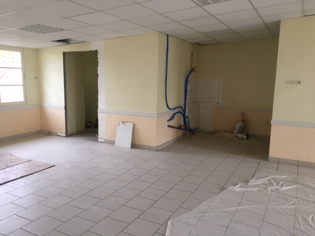 La salle des associations en travaux