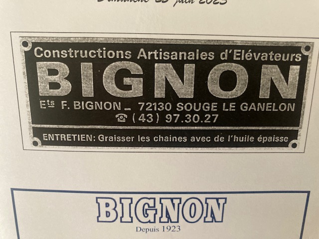 Inauguration d’un banc pour le centenaire de l’entreprise Bignon